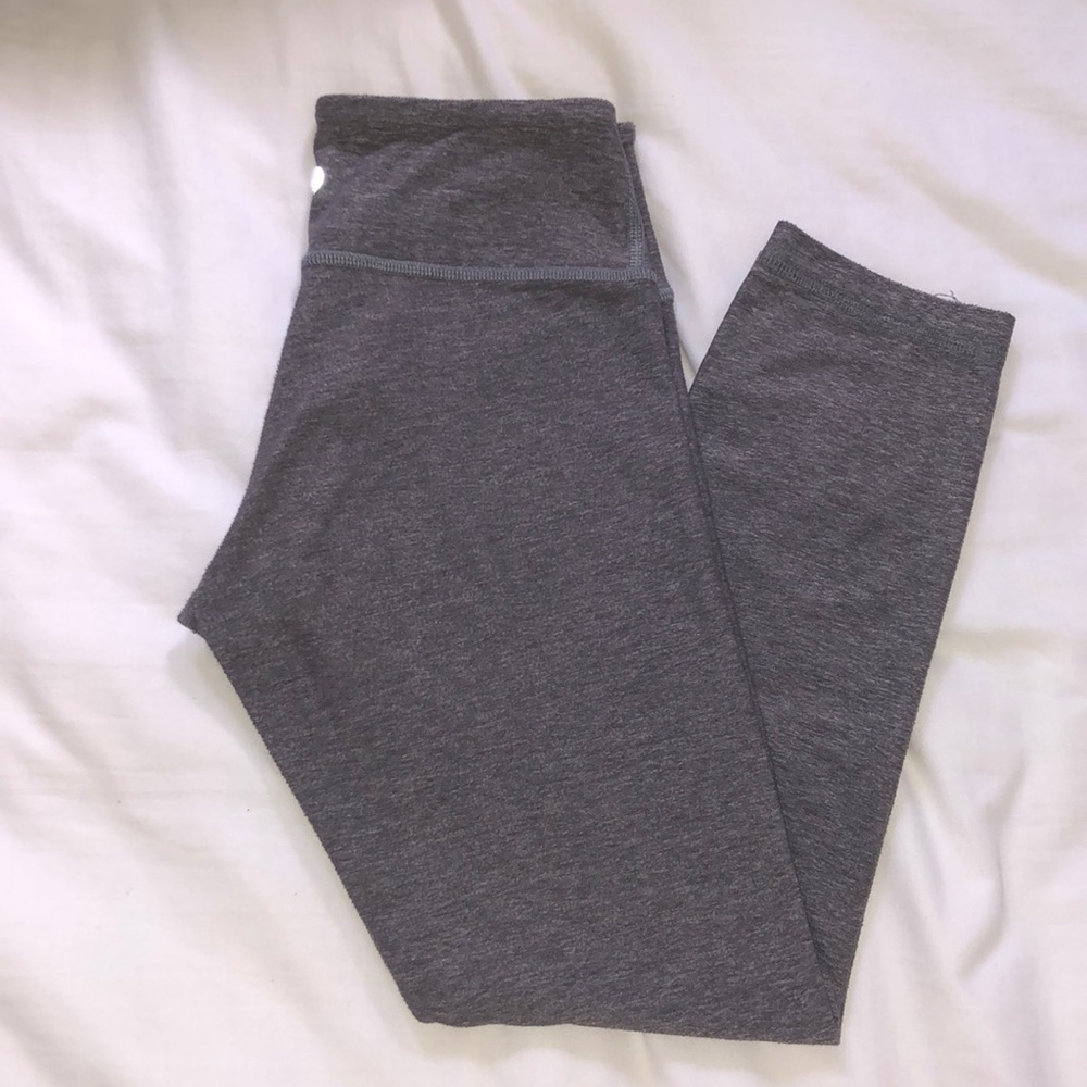 Grey Cropped Wunder Under Legging